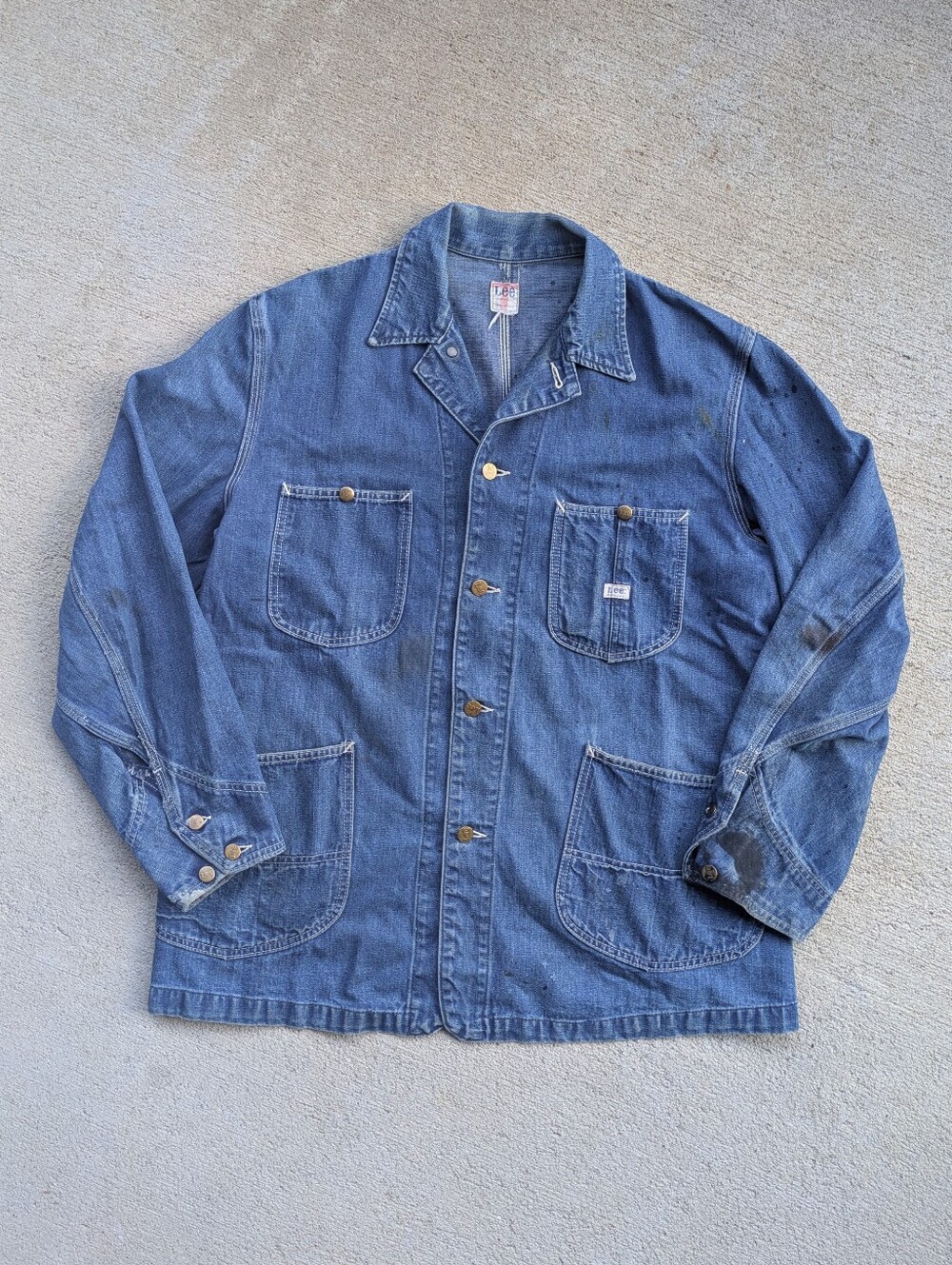 1960s Vintage Lee 91-J Denim Chore Jacket
